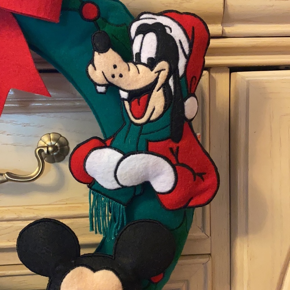Disney Mickey and Friends Fabric Christmas Wreath - Picture 6 of 10